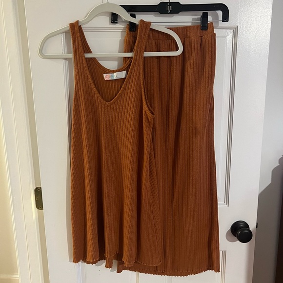 Free People Beach Ribbed Two Piece Set - Picture 4 of 8